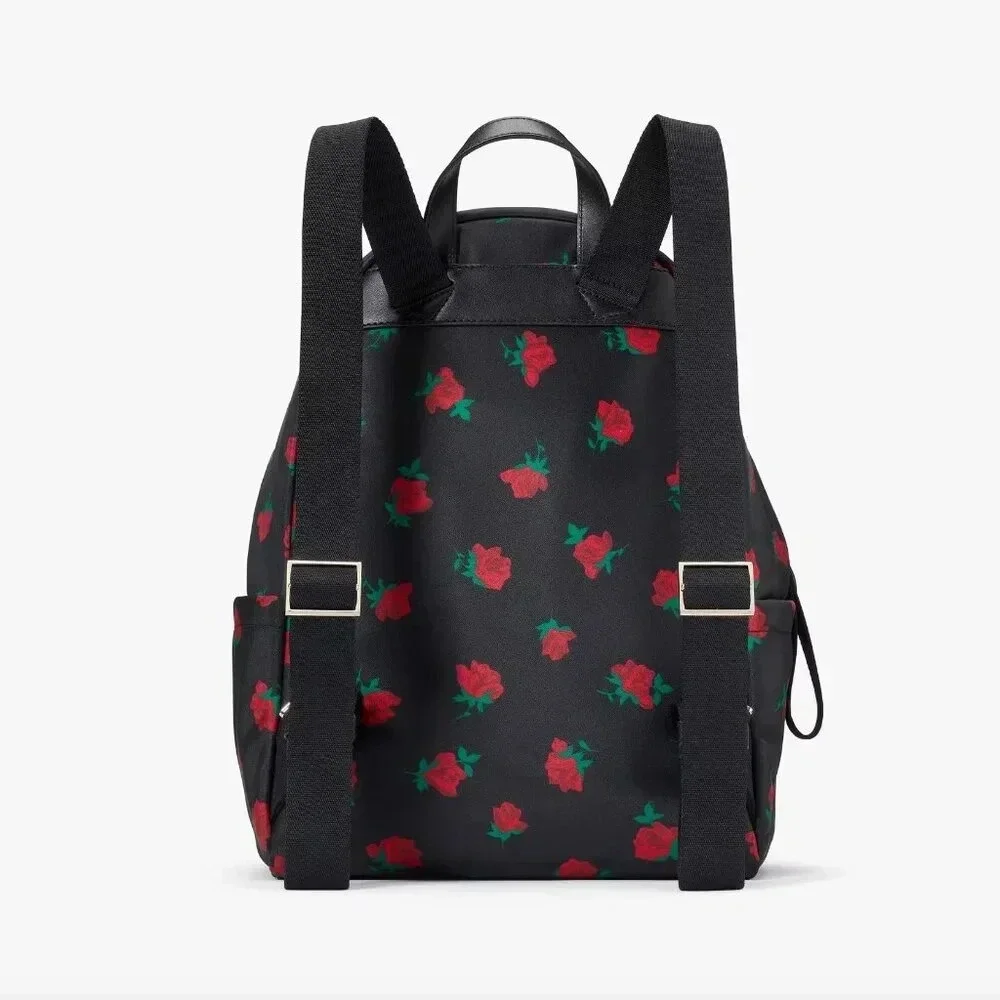 Kate Spade Chelsea Rose Toss Printed Medium Backpack NWT